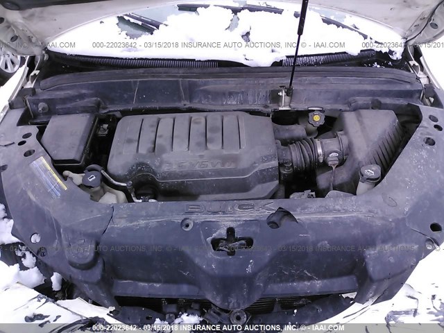 5GAER237X8J262065 - 2008 BUICK ENCLAVE CXL 白色 照片 10