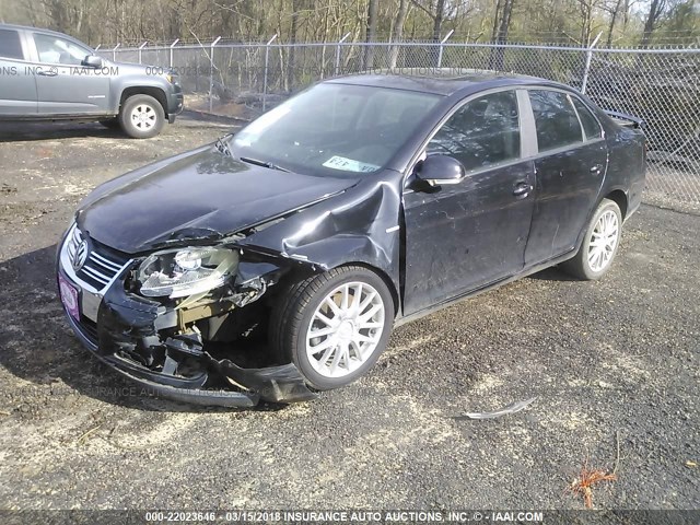 3VWRJ71K38M148596 - 2008 VOLKSWAGEN JETTA WOLFSBURG 黑色 照片 2