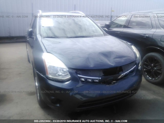 JN8AS5MT6DW535289 - 2013 NISSAN ROGUE S/SV Dark Blue photo 6