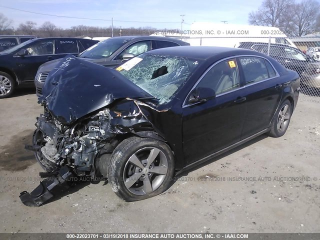 1G1ZC5E17BF139967 - 2011 CHEVROLET MALIBU 1LT 黑色 照片 2