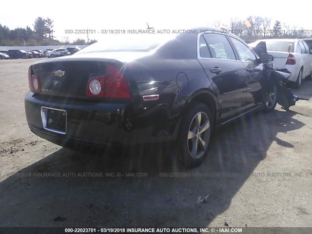 1G1ZC5E17BF139967 - 2011 CHEVROLET MALIBU 1LT 黑色 照片 4