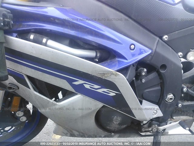 JYARJ16YXGA010770 - 2016 YAMAHA YZFR6 C BLUE photo 9