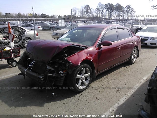 1N4BL11D05C126622 - 2005 NISSAN ALTIMA SE/SL/SE-R MAROON photo 2