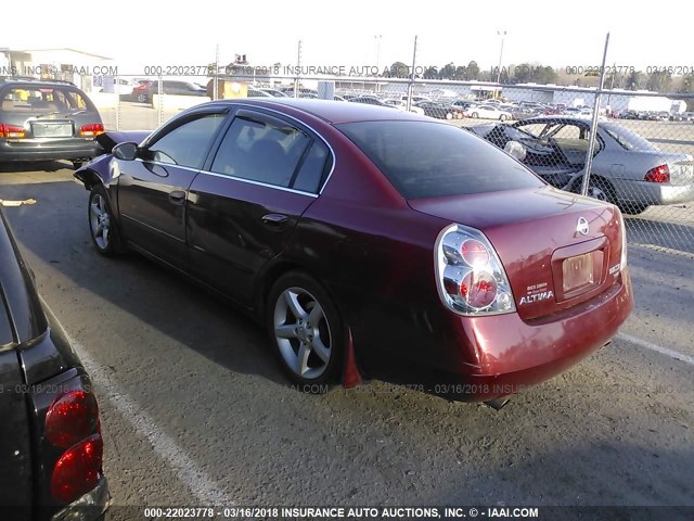 1N4BL11D05C126622 - 2005 NISSAN ALTIMA SE/SL/SE-R MAROON photo 3