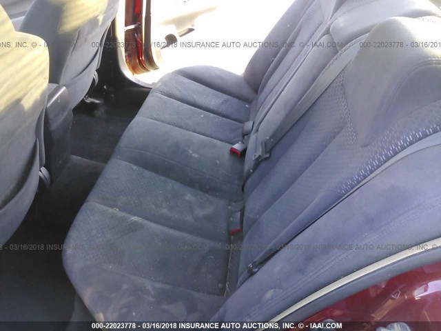 1N4BL11D05C126622 - 2005 NISSAN ALTIMA SE/SL/SE-R MAROON photo 8