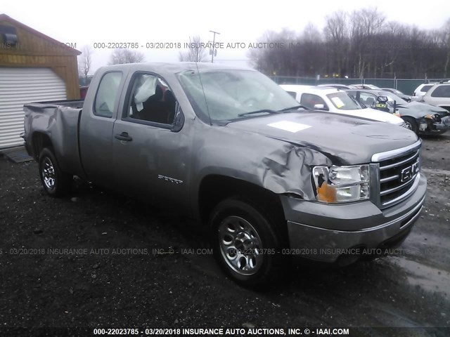 1GTR1TEX4CZ284812 - 2012 GMC SIERRA C1500 Pewter photo 1