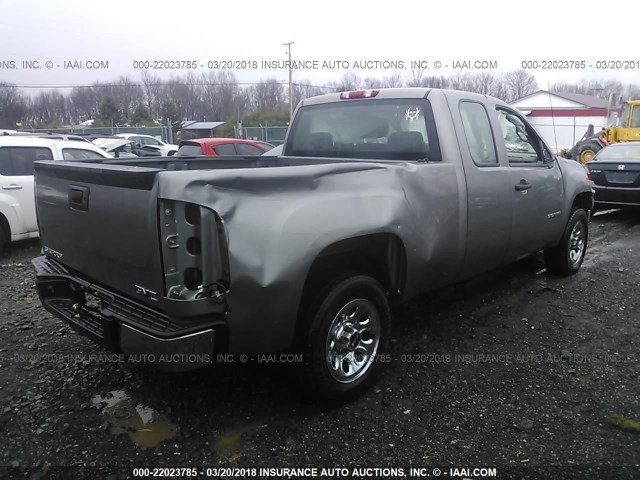 1GTR1TEX4CZ284812 - 2012 GMC SIERRA C1500 Pewter photo 4