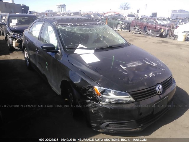 3VW2K7AJ8EM310532 - 2014 VOLKSWAGEN JETTA S BLACK photo 1