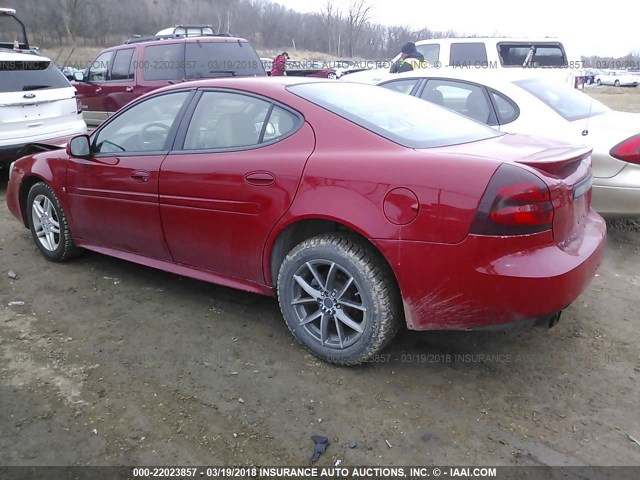 2G2WR554271192257 - 2007 PONTIAC GRAND PRIX GT RED photo 3