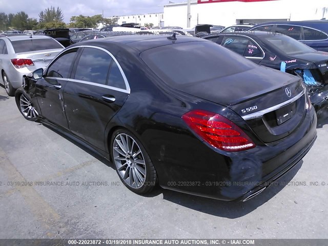 WDDUG8CB5GA266410 - 2016 MERCEDES-BENZ S 550 BLACK photo 3