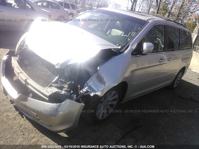 5FNRL38846B098907 - 2006 HONDA ODYSSEY TOURING SILVER photo 2