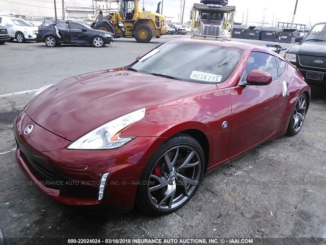 JN1AZ4EH4EM632969 - 2014 NISSAN 370Z TOURING/NISMO ORANGE photo 2