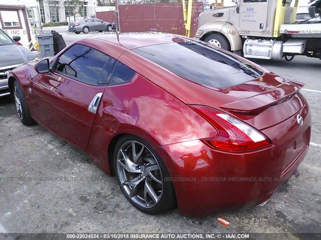 JN1AZ4EH4EM632969 - 2014 NISSAN 370Z TOURING/NISMO ORANGE photo 3