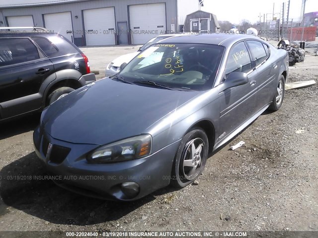 2G2WS522841216676 - 2004 PONTIAC GRAND PRIX GT2 GRAY photo 2