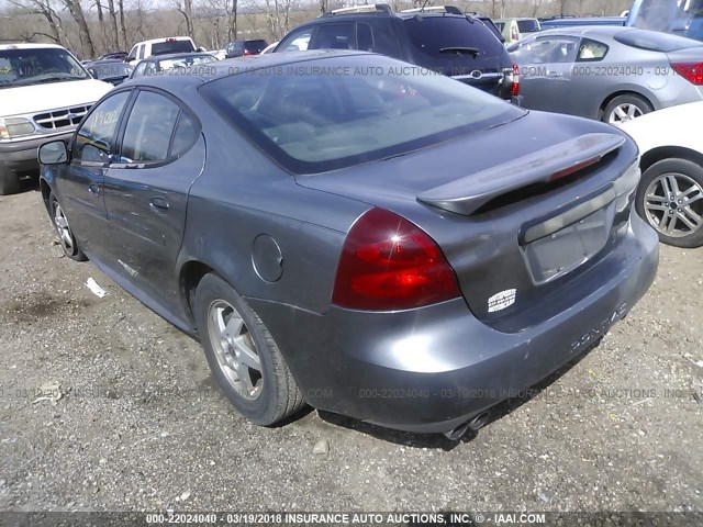 2G2WS522841216676 - 2004 PONTIAC GRAND PRIX GT2 ნაცრისფერი ფოტო 3