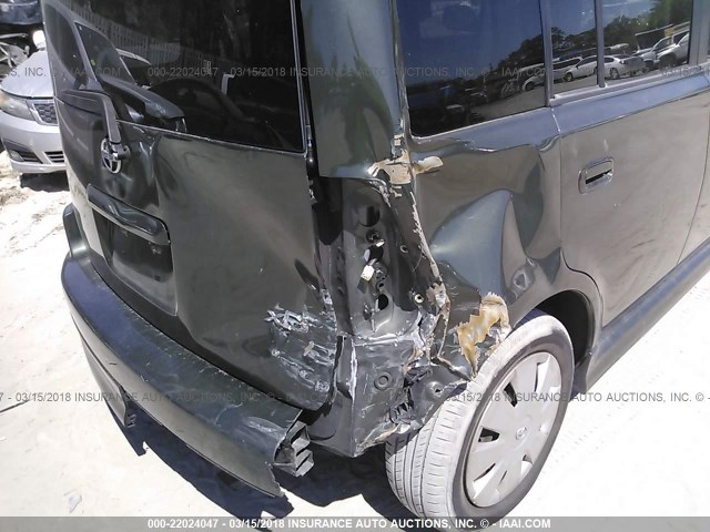 JTLKT324164057976 - 2006 TOYOTA SCION XB GREEN photo 6