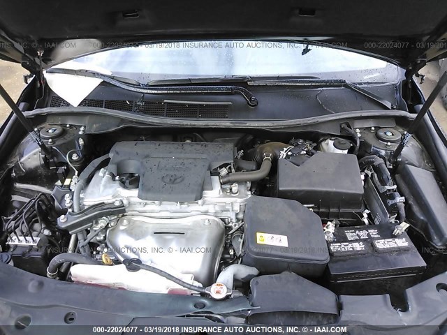 4T1BF1FK8HU363247 - 2017 TOYOTA CAMRY LE/XLE/SE/XSE BLACK photo 10