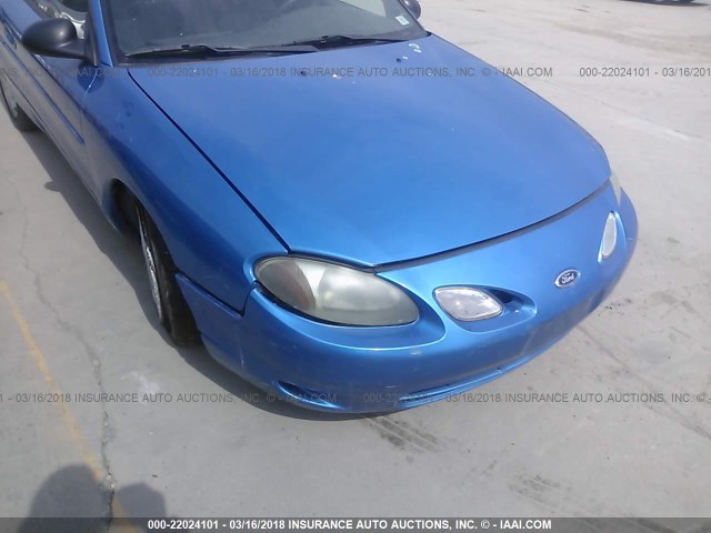 3FAFP11312R102811 - 2002 FORD ESCORT ZX2 BLUE photo 6