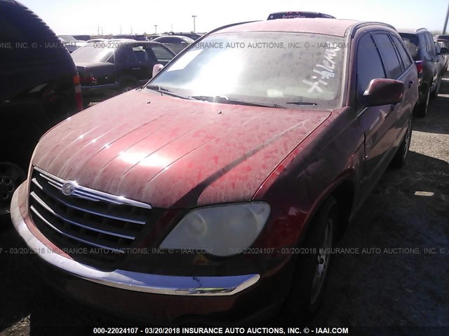 2A8GM68X27R335745 - 2007 CHRYSLER PACIFICA TOURING RED photo 2