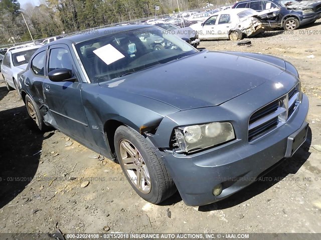 2B3KA43G06H154493 - 2006 DODGE CHARGER SE/SXT TURQUOISE photo 1