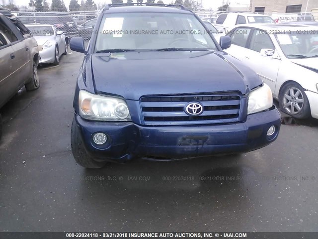 JTEDP21A970128355 - 2007 TOYOTA HIGHLANDER SPORT/LIMITED BLUE photo 6