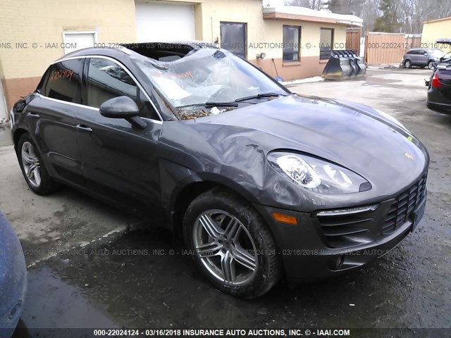 WP1AB2A55GLB58829 - 2016 PORSCHE MACAN S GRAY photo 1