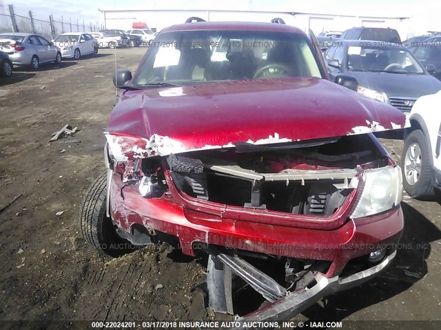 1FMZU74K53ZA30221 - 2003 FORD EXPLORER EDDIE BAUER RED photo 6