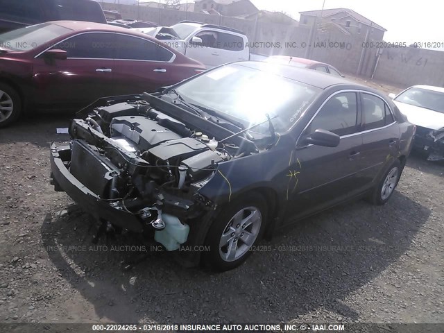 1G11B5SLXEF247056 - 2014 CHEVROLET MALIBU LS 棕色 照片 2