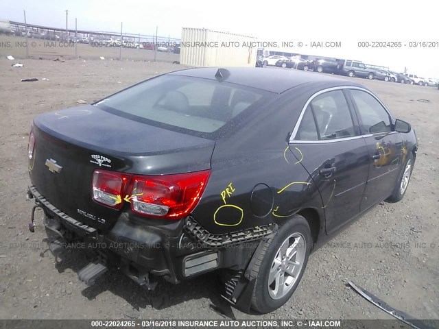 1G11B5SLXEF247056 - 2014 CHEVROLET MALIBU LS 棕色 照片 4