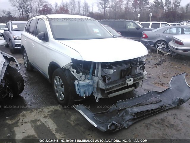 JA4AD2A38FZ007810 - 2015 MITSUBISHI OUTLANDER ES 白色 照片 1