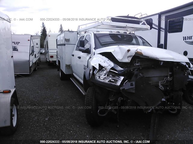 3C7WRNFL1GG238544 - 2016 RAM 5500 4X4 CREWCAB  WHITE photo 1