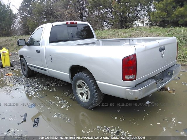 1D7HA16K15J612939 - 2005 DODGE RAM 1500 ST SILVER photo 3