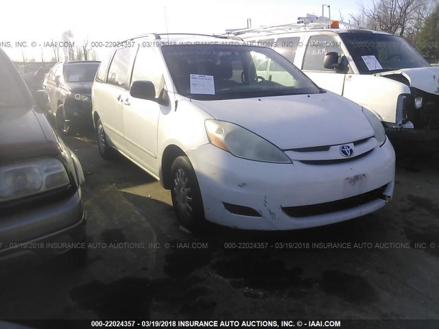 5TDZA23C86S486827 - 2006 TOYOTA SIENNA CE/LE WHITE photo 1