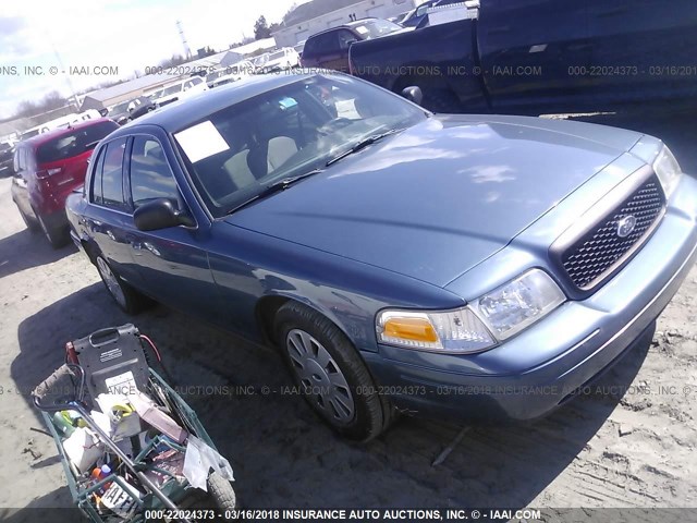 2FABP7BV2AX111292 - 2010 FORD CROWN VICTORIA POLICE INTERCEPTOR BLUE photo 1