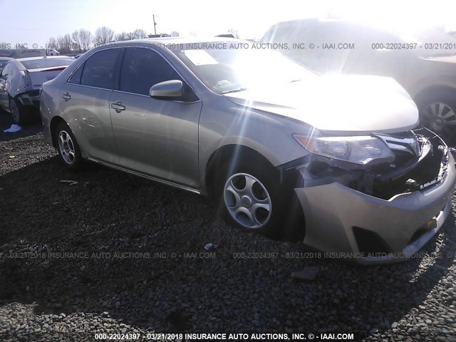 4T1BF1FK3DU663112 - 2013 TOYOTA CAMRY L/SE/LE/XLE GOLD photo 1