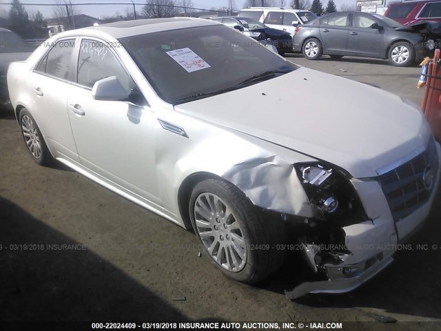 1G6DS5EV8A0145997 - 2010 CADILLAC CTS PREMIUM COLLECTION WHITE photo 1