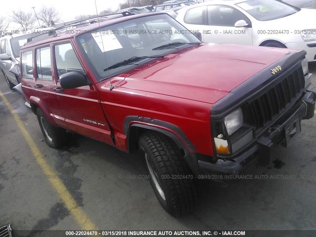 1J4FF68S5XL555269 - 1999 JEEP CHEROKEE SPORT/CLASSIC წითელი ფოტო 1