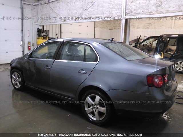 3VWRZ71K39M122509 - 2009 VOLKSWAGEN JETTA SE/SEL GRAY photo 3