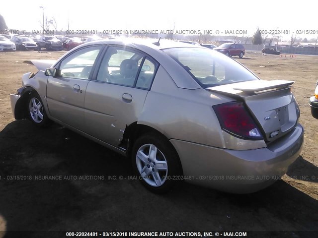 1G8AJ55F17Z133152 - 2007 SATURN ION LEVEL 2 Qızıl foto 3