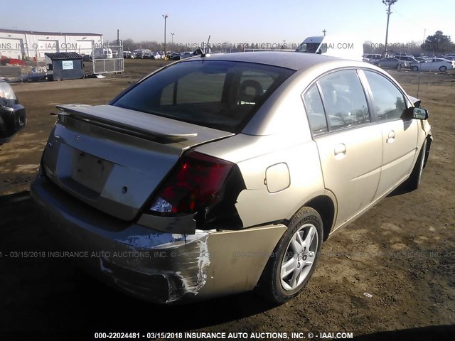1G8AJ55F17Z133152 - 2007 SATURN ION LEVEL 2 Qızıl foto 4