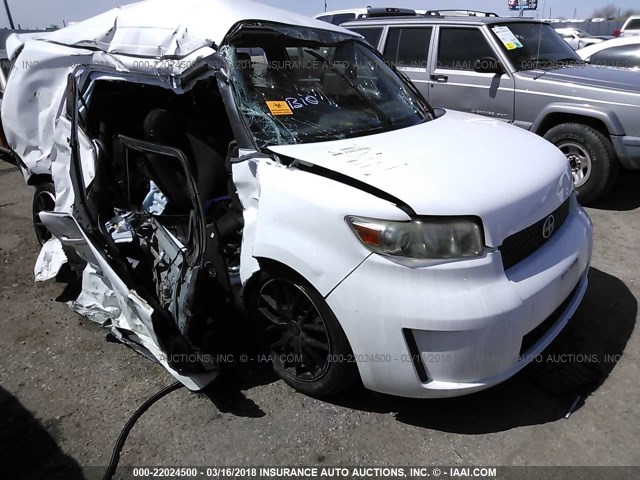 JTLKE50E191088006 - 2009 TOYOTA SCION XB WHITE photo 1