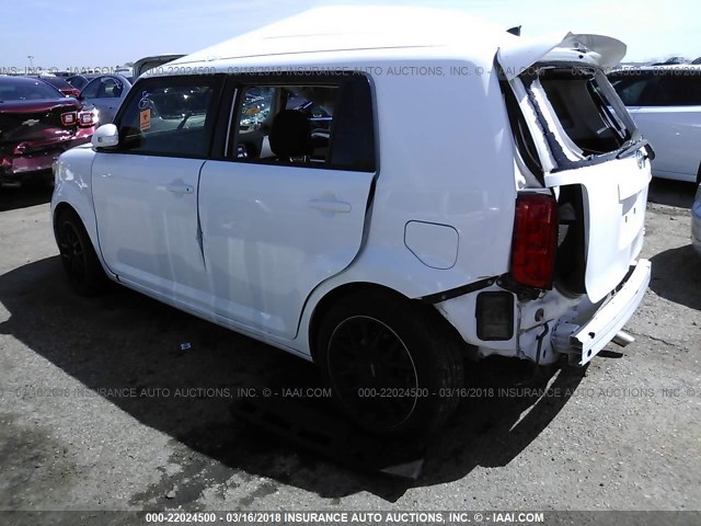 JTLKE50E191088006 - 2009 TOYOTA SCION XB WHITE photo 3