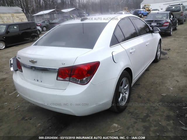 1G1PC5SB7F7136264 - 2015 CHEVROLET CRUZE LT WHITE photo 4