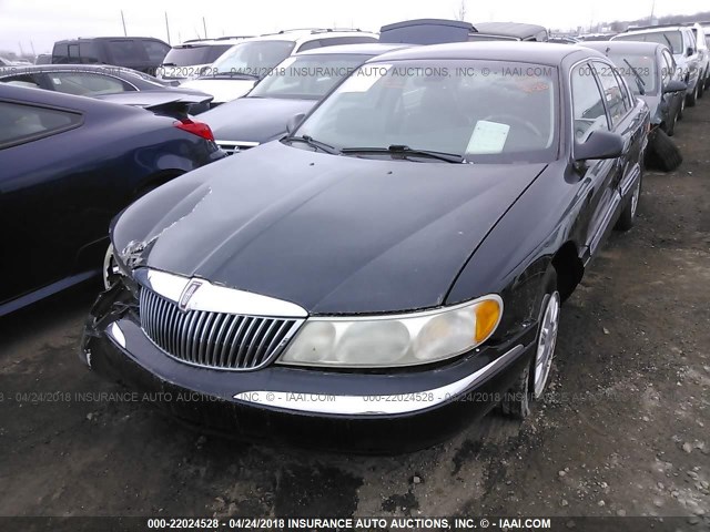 1LNHM97V5YY896480 - 2000 LINCOLN CONTINENTAL  BLACK photo 2