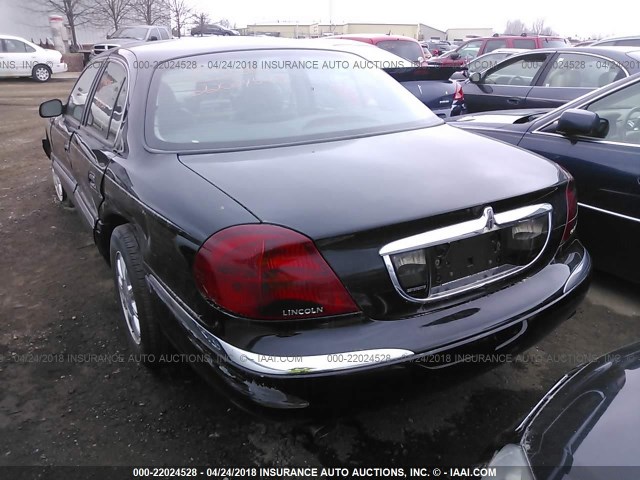 1LNHM97V5YY896480 - 2000 LINCOLN CONTINENTAL  黑色 照片 3