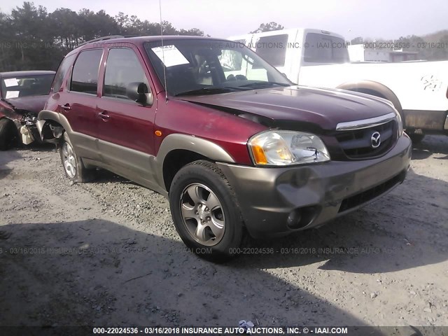 4F2CZ96123KM30273 - 2003 MAZDA TRIBUTE ES RED photo 1