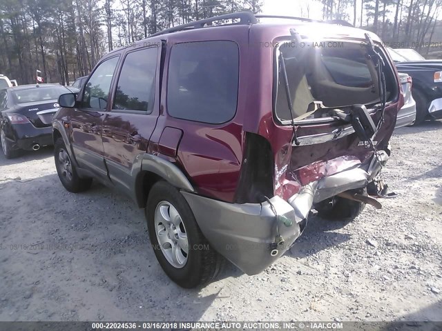 4F2CZ96123KM30273 - 2003 MAZDA TRIBUTE ES 红色 照片 3