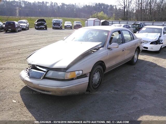 1LNLM97V8TY704407 - 1996 LINCOLN CONTINENTAL DIAMOND ANNIVE/SPINNAKER GRAY photo 2