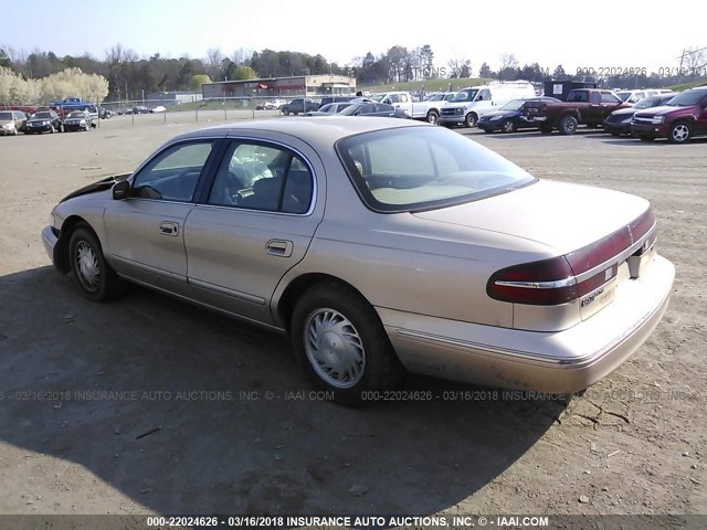 1LNLM97V8TY704407 - 1996 LINCOLN CONTINENTAL DIAMOND ANNIVE/SPINNAKER GRAY photo 3