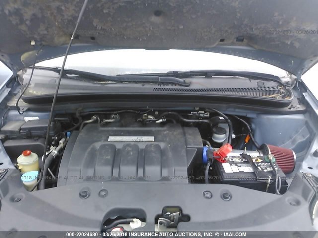 5FNRL38715B070570 - 2005 HONDA ODYSSEY EXL ლურჯი ფოტო 10